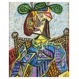 Picasso (Spanish, 1881-1973) OOC Cubist Portrait