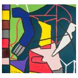 Le Corbusier (Swiss/French, 1887-1965) Acrylic