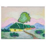 Bela Czobel (Hungarian 1883-1976) Pastel on Paper