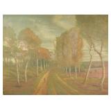 Issac Levitan 1860-1900 Russian Oil Board C.1891