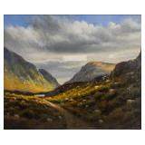 A. Kenny Canadian Oil Mountainous Landscape