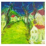 Chaïm Soutine (Russian/French 1893-1943) Oil on Ca