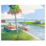 Marc Stanford (America) Florida Framed Painting