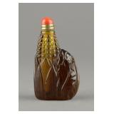 Chinese Peking Glass Snuff Bottle 19th Century