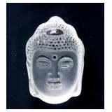 Chinese Crystal Carved Shakyamuni Buddha Head