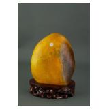 Chinese Large Jade Uncarved Boulder