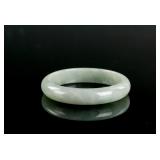 Burma Green Jadeite Bangle Grade A Certificate