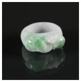 Chinese Green Jadeite Ring