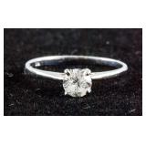 0.52 ct Diamond Solitaire Ring CRV $3750