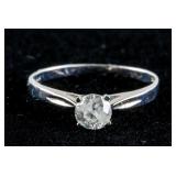 10K White Gold 0.46ct Diamond Ring CRV $3150