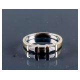 14k Yellow Gold Three 0.15ct Diamond CRV $2250