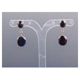 15ct Sapphire & 0.14ct Diamond Earrings CRV $2100