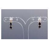 3.5ct Sapphire & 0.23ct Diamond Earrings CRV $3001
