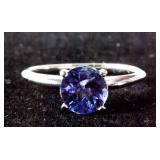 1.51ct Tanzanite Solitaire Ring CRV $3125