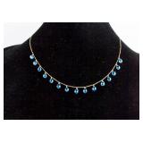 23.10ct Topaz Briolette Drop Necklace CRV $3070