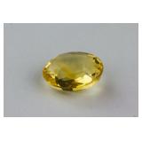3.65ct Genuine Oval Cut Citrine Gemstone RV $100