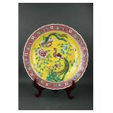 Famille Verte Porcelain Charger Xu Shunchang Mk