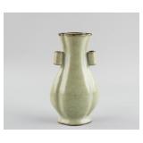 China Song Guanyao Style Porcelain Vase Xiu Nei Si