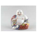 Chinese Famille Rose Porcelain Happy Buddha Fujian