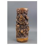 Chinese Bamboo Carved Vase
