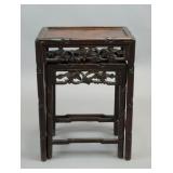 Chinese Huanghuali Wood Carved Small Nested Tables