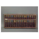 Chinese Old Wood Abacus with Brand Tag