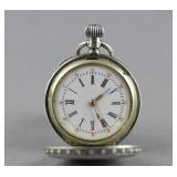 Chinese Pocket Watch 1890 Labelle 800 Silver