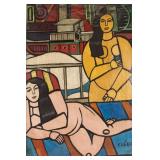 Fernand Léger 1881-1955 Two Nudes Oil on Board