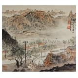 Qian Songyan 1899-1985 Chinese Watercolour Paper