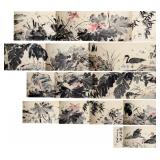 Li Kuchan 1899-1983 Chinese Watercolour Scroll