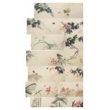 Qi Baishi 1864-1957 Watercolour Long Hand Scroll