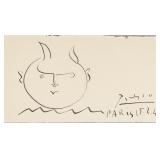 Pablo Picasso 1881-1973 Ink on Paper Satyr