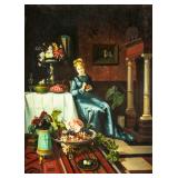 N. Henry Bingham b.1939 American Oil Board Lady