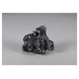 Chinese Black Hardstone Lingzhi Form