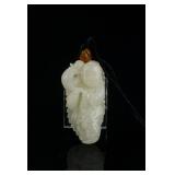Chinese Hetian white Jade Carved Boy Pendant