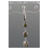 14k White Gold 1.10ct Diamond Earrings CRV $3590