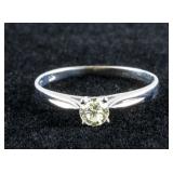 10k White Gold 0.25ct Diamond Ring CRV $1500