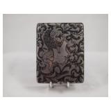 Late 19th Century Isfahan Silver Cigarette Box
