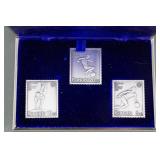 Canada Limited 1976 Olympic Silver Stamp with Cert