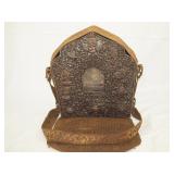 Tibetan Silver and Steel Plated Shrlne (Gau) Box