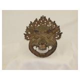 Bronze Tibetan Mask of Mahakale