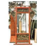 Chinese Antique Mirror Gilt Wood Frame