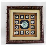 Chinese Coin Decorative Item Framed