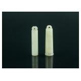 Pair of Chinese Fine Jade Lingguan Pendants