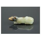 Chinese Fine Russet White Jade Carved 18/19th C.