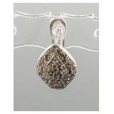 Sterling Silver 0.45ct Diamond Earring RV $600