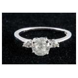 14k White Gold Diamond Ring CRV $6600