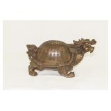 Chinese Bronze Figure of Turtle Dragon