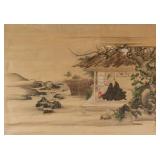 Xing Dai Japanese Watercolour Monk