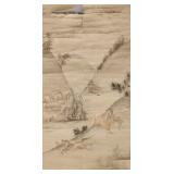 16th-18th C. Chinese Artist Watercolour Scroll